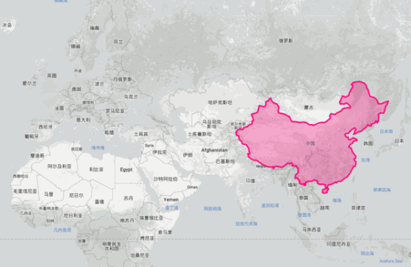 给你们看看英国和中国的大小对比图片