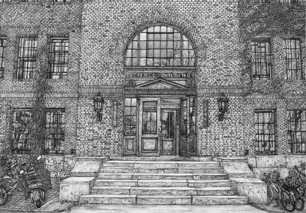 清华美院美女博士于婉莹和她的手绘清华作品欣赏!