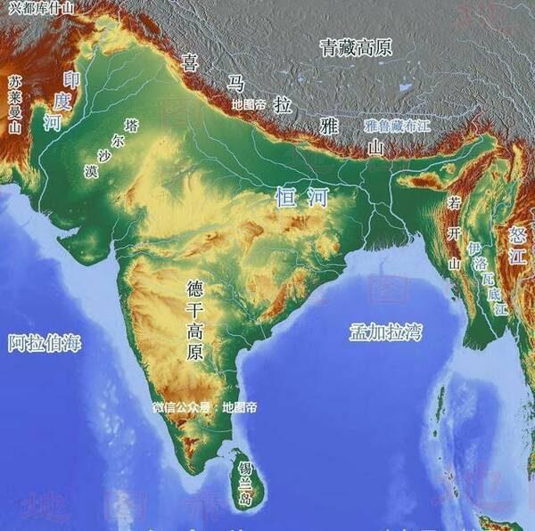 从地图上看,为什么说印度是一个不可忽视,值得