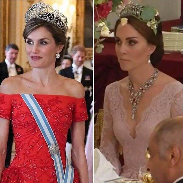 西班牙王后VS凯特王妃的时尚对决，一个是王后，一个是剑桥公爵夫人，你觉得谁胜了?