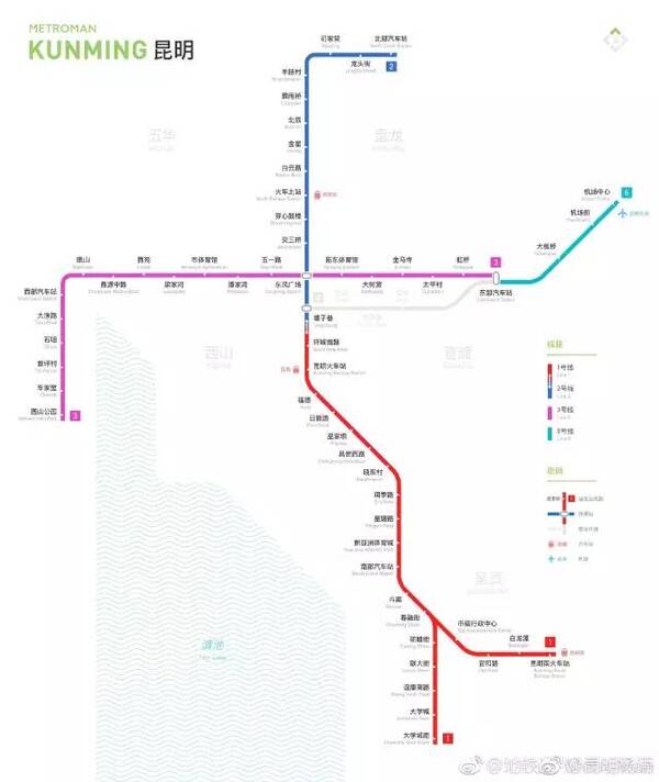 昆明地铁3号线预计6月开通 周边楼盘推荐