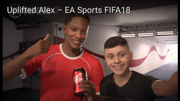 可口可乐签约FIFA生涯模式男主角 虚拟世界