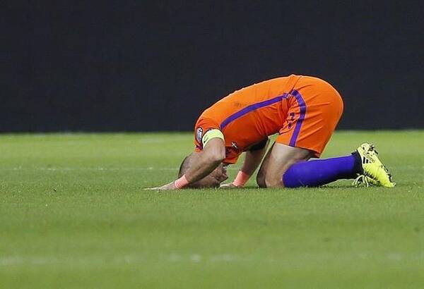 荷兰队无缘世界杯! 罗本悲情告别!
