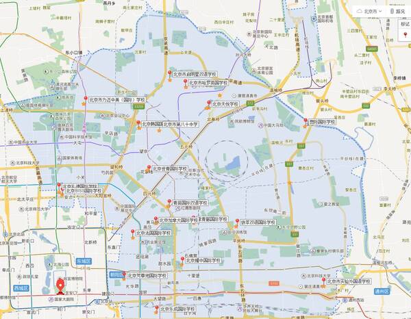 快来看朝阳区国际学校地图,哪个离你家近?| 探校团图片