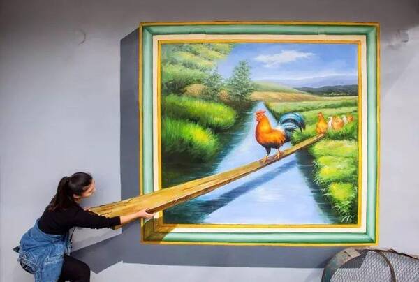 3d朋友艺术,世外桃源龙丰,这样的新民即将刷爆绘画圈!香港园林景观v朋友上市公司图片