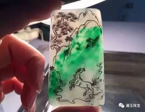 翡翠雕刻坐佛设计图展示