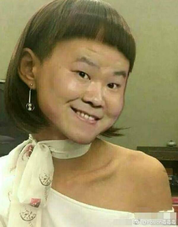 岳云鹏嫌自己脸大,居然想要长发,你不知道ps大神的厉害吗?图片
