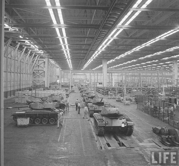 二战美国军工厂老照片 这才是真正的超级大国