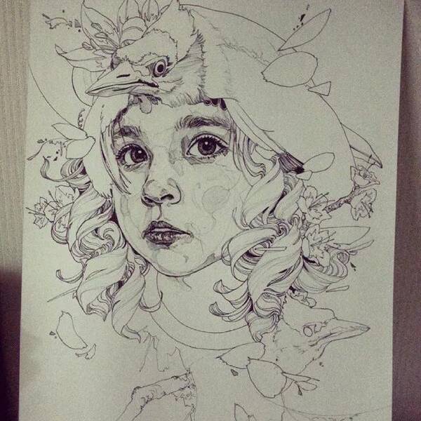 寥寥几笔,迷倒一批,这线条我要给100分