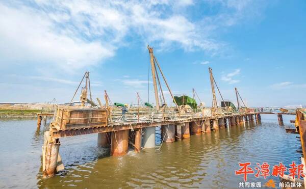 台湾文化广场预计明年1月开街,竹屿湖大桥有新