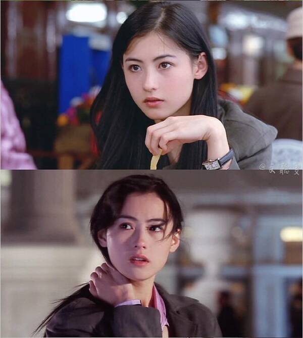 年轻时的张柏芝惊艳影视圈,玉女形象清纯动人,无数人