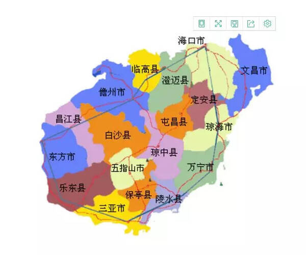 3,永久停止四个中部生态核心区市县(五指山,保亭,琼中,白沙)开发新建