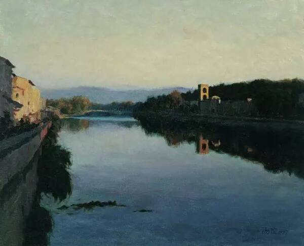 靳尚谊风景油画欣赏