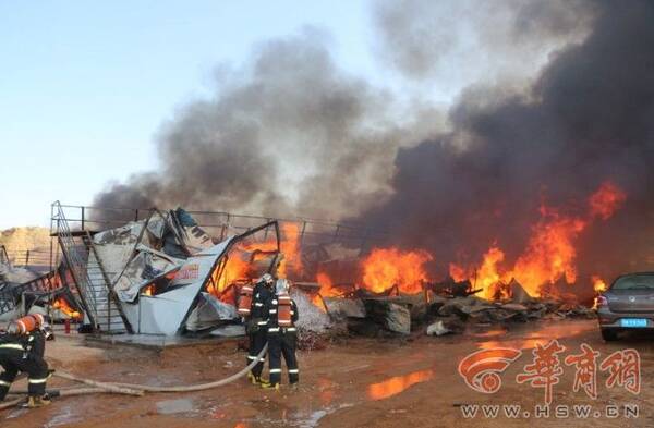 凌晨时分!神木锦界一化工厂宿舍彩钢房突发大