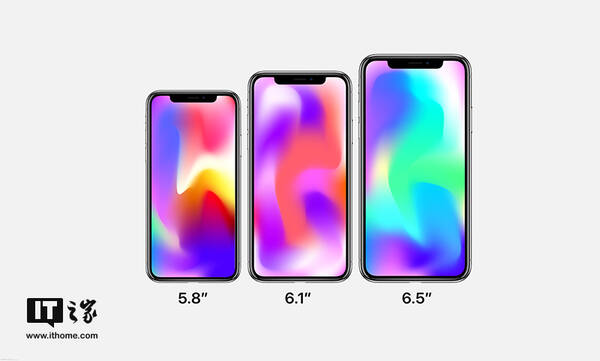 苹果iPhone XI 2018三款新机渲染图首曝光:5.8