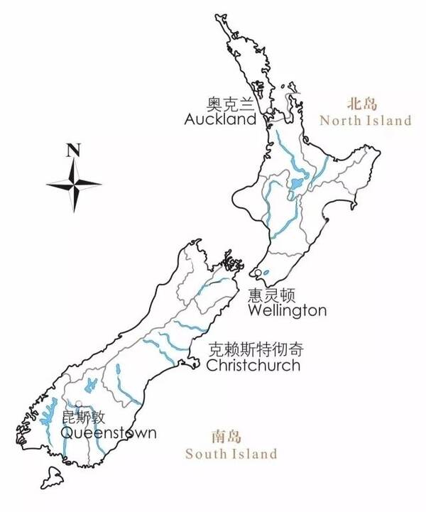 新西兰南北岛的距离是多少千米 新西兰北岛地球科学