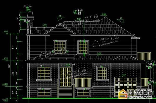 宅基地自建14X14.3m二层别墅,砖混结构造价2