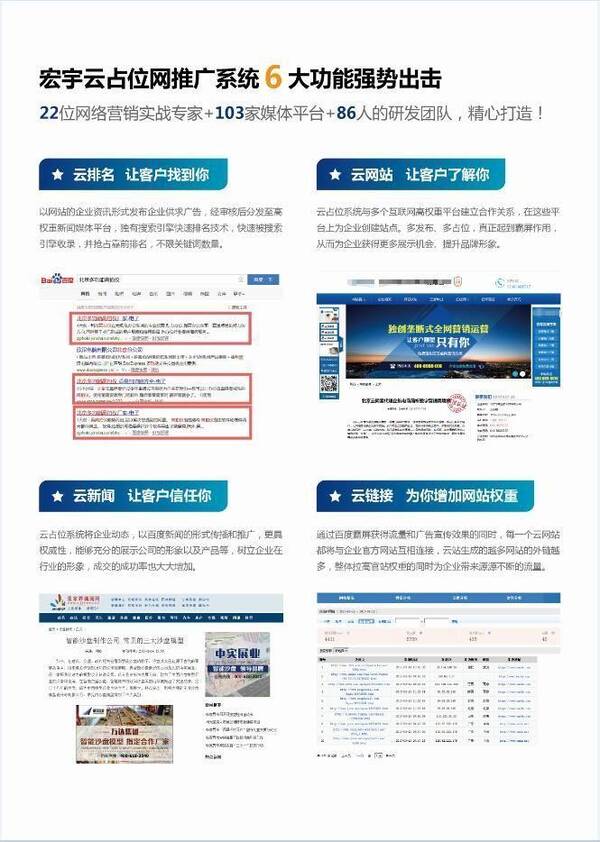 宏宇云:16种网络推广方法和1种全网垄断式霸屏推广