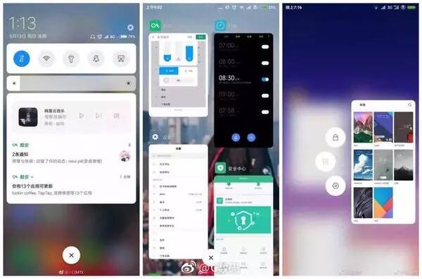 小米8配置参数全曝光 MIUI 10系统界面泄露 升