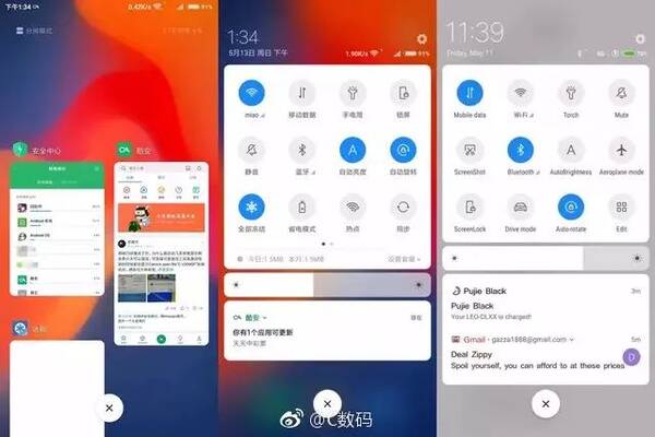 小米8配置参数全曝光 MIUI 10系统界面泄露 升