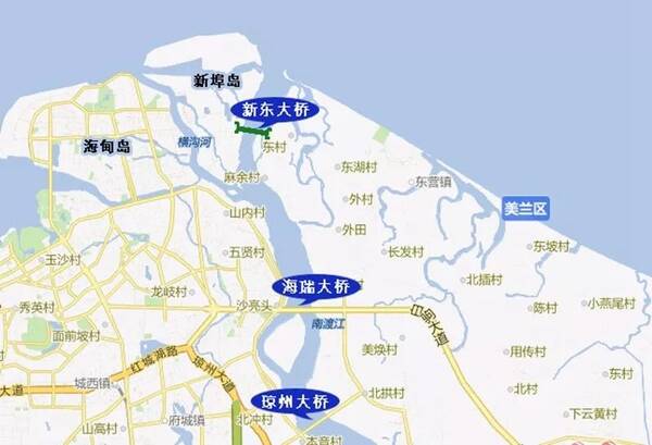 定了!海南自由贸易区的重点先行区域 : 海口江东新区