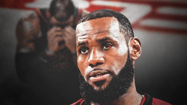 美媒评五大总决赛孤胆英雄:詹姆斯眼球出血居