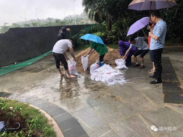 台风艾云尼引起强降雨:端州四大街道情况各不