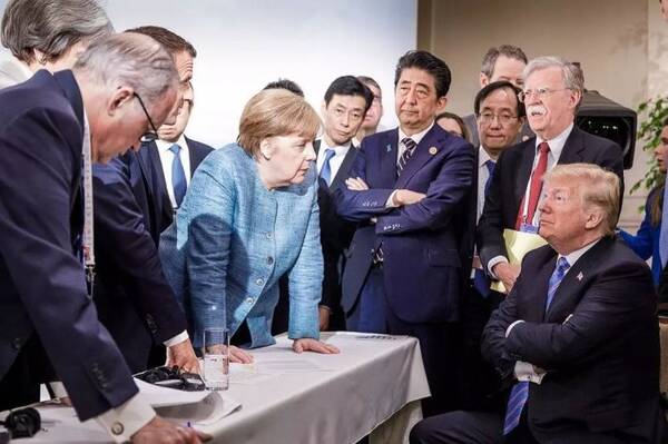 震撼,特朗普被围堵!G7峰会是新战国七雄还是