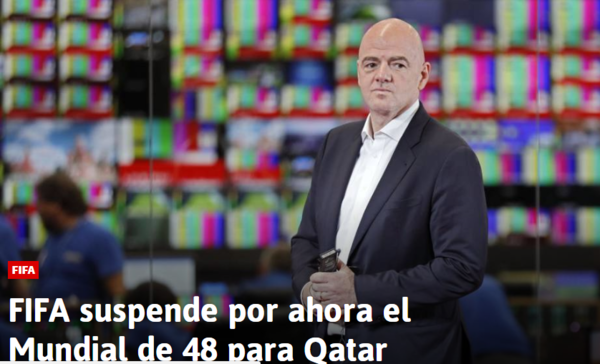 慢慢磋商,FIFA暂时搁置卡塔尔世界杯扩军提议