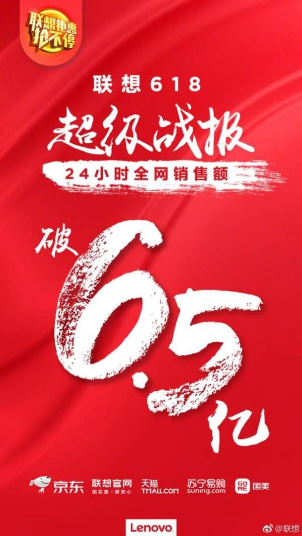 联想手机回归618再创佳绩,强势冲进京东手机销