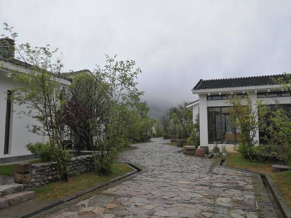 来太白小镇度假区,住鳌山小筑、游云溪别墅,观空调用石头啥客厅图片