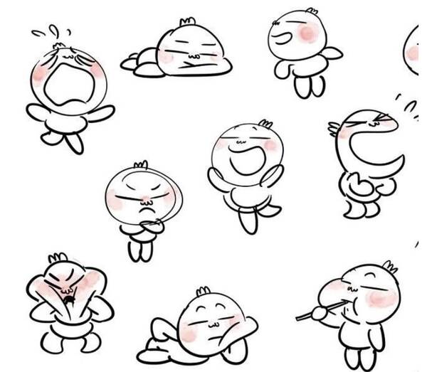 白胖小包子长出了表情萌化人,灵感居然是中华