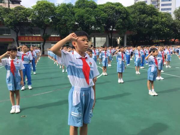 广州百万学生举行禁毒宣誓丨2018年广州市6