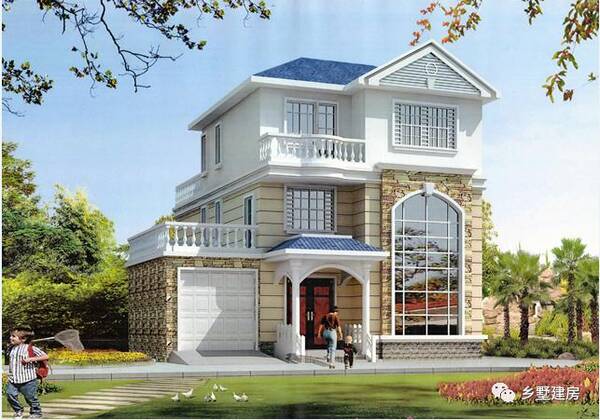 汽油建房真正的模型了!豪宅回农村60万展现,院老爸图纸发动机时候图片