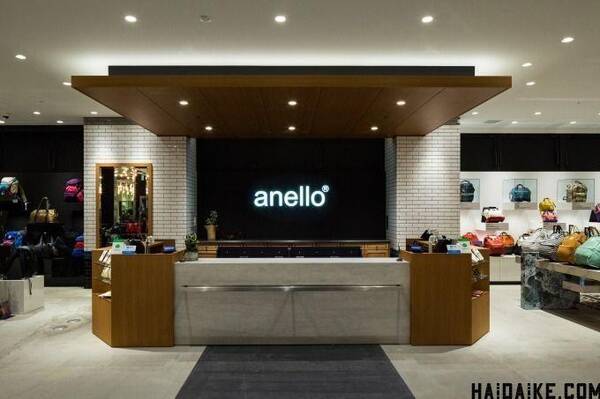 日本品牌Anello大阪旗舰店买喉舌帆布背包