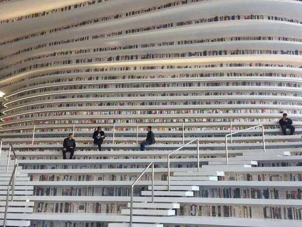 中国最美图书馆,根据这句名言建造,市民称之