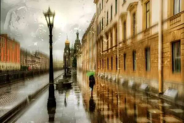 俄罗斯的雨景,附一组好听的苏联时期歌曲,那么