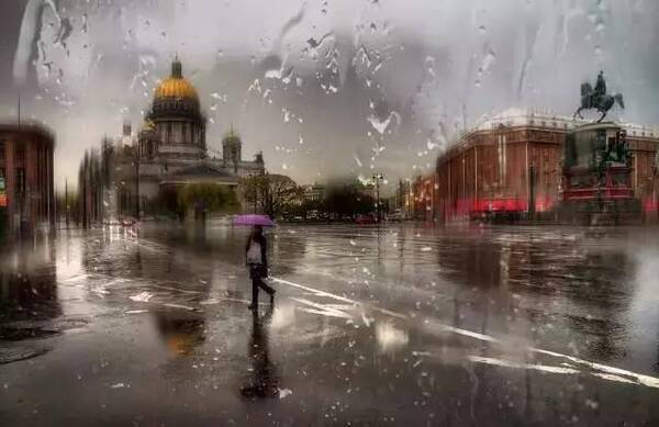 俄罗斯的雨景,附一组好听的苏联时期歌曲,那么