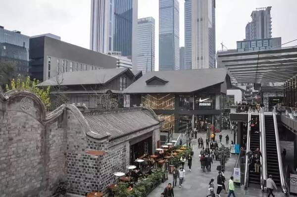 建筑;成都远洋的青瓦坡瓷器与风格配以大面积v远洋玻璃幕墙;川西展台格栅屋顶设计图图片