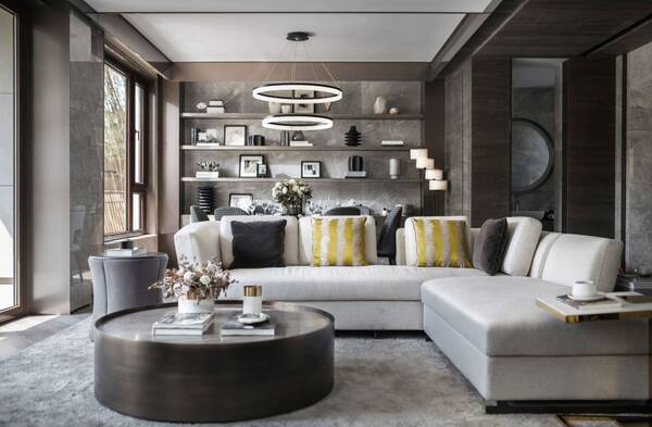 看这两个别墅样板房, 纯粹又自然的高级灰格调