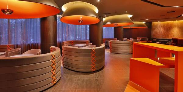 希尔顿酒店设计+桔子酒店设计风格分析-水木源
