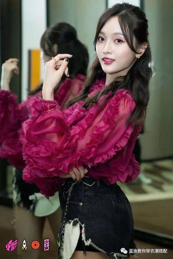 甜美与酷感兼具的个性混搭风~ 孟美岐,吴宣仪,杨超越,段奥娟,yamy