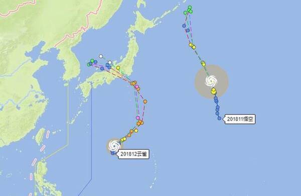权威预测来了,12号台风云雀奔向日本,8月还有