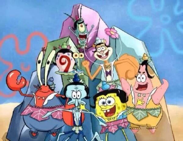 海绵宝宝cos火影忍者图片