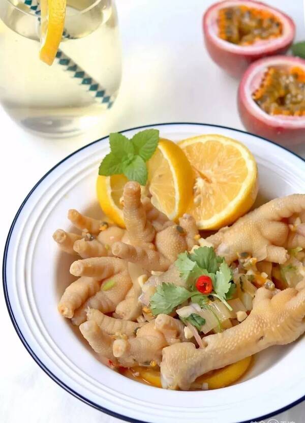 食·食谱】抖音新晋网红柠檬百香果鸡爪!吃过