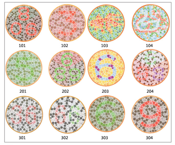 色弱训练36张图片 2019vivoyt荣耀plus手机壳后壳色卡