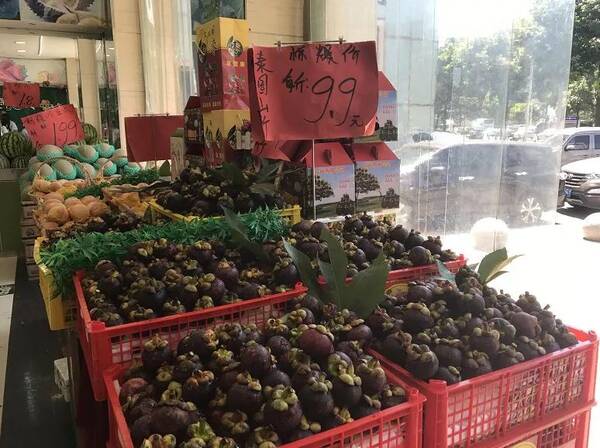 今年山竹价格很平民 均价不到十元一斤还有下
