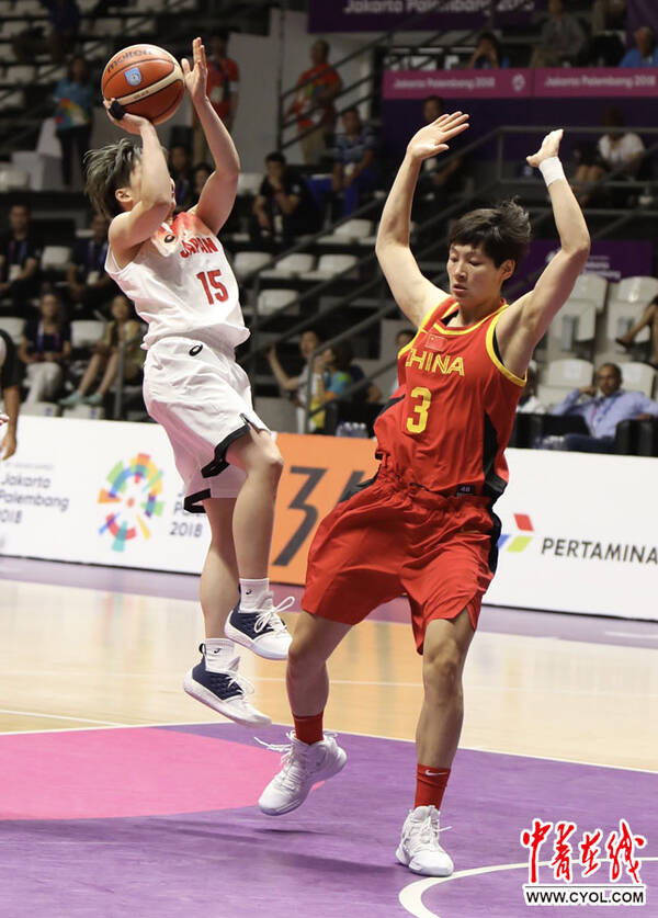 亚运会女篮小组赛 中国队战胜日本队