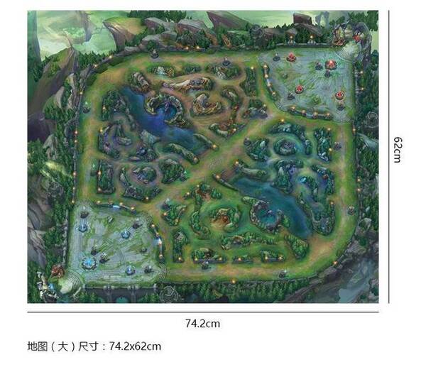 手绘召唤师峡谷地图 图片合集