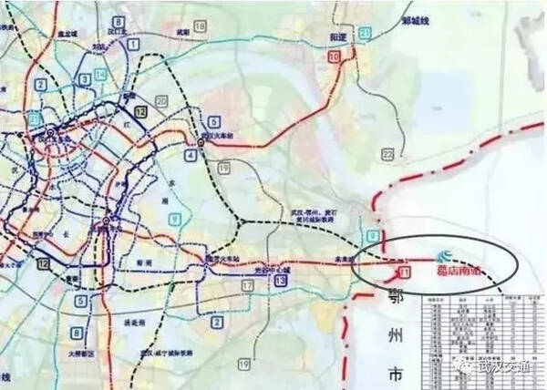 武汉地铁19号线,将连通两地,从华中师范大学桂子山校区可直接乘坐地铁图片